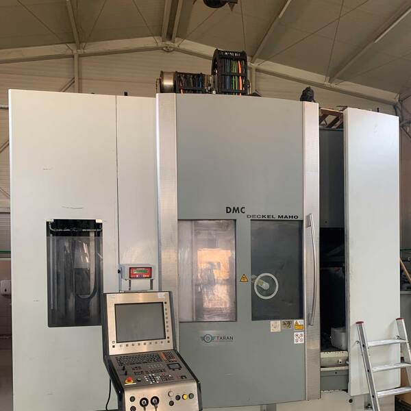 Petoosna CNC glodalica DECKEL MAHO DMC
Radna zapremina:
X = 1500 mm, Y = 1500 mm, Z = 1500 mm

Obrada:
Čelik, Obojeni metali, Plastika